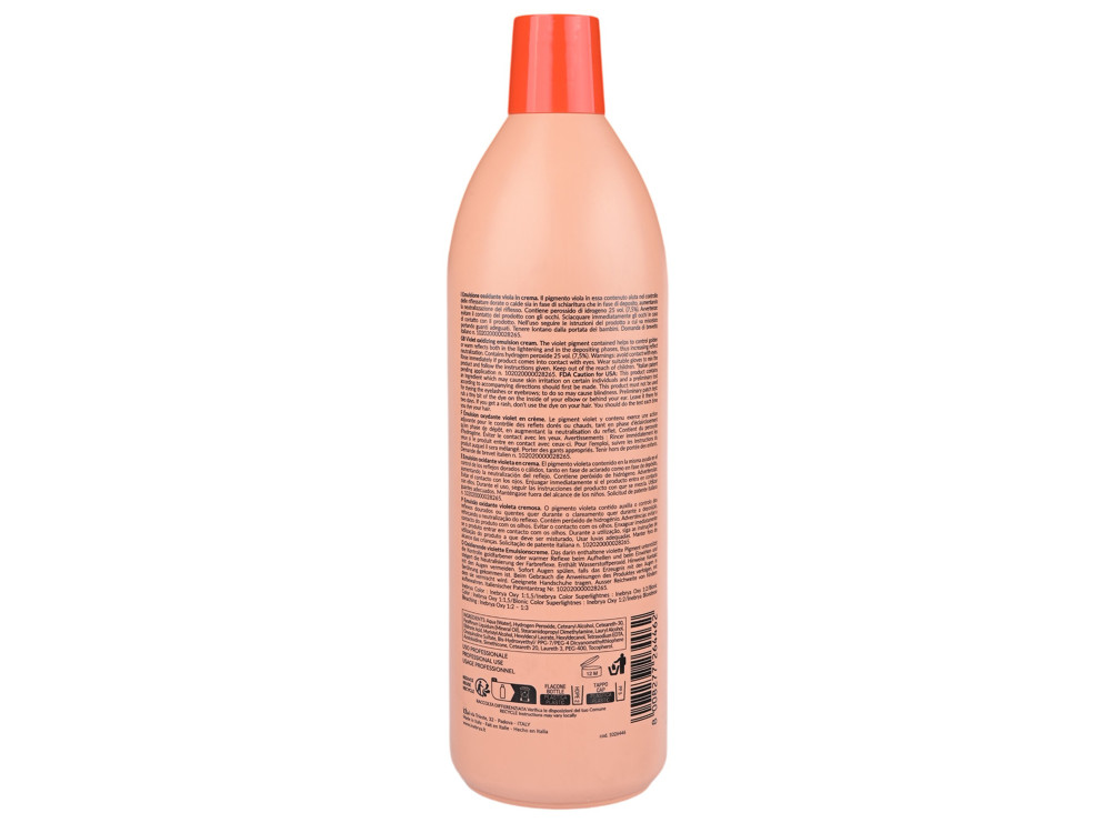 Окислювальна емульсія для волосся Inebrya Oxidante Violet 25 vol 7,5% 1000 мл