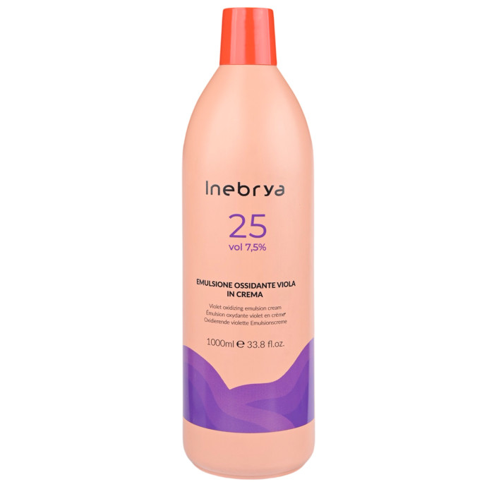 Окислювальна емульсія для волосся Inebrya Oxidante Violet 25 vol 7,5% 1000 мл