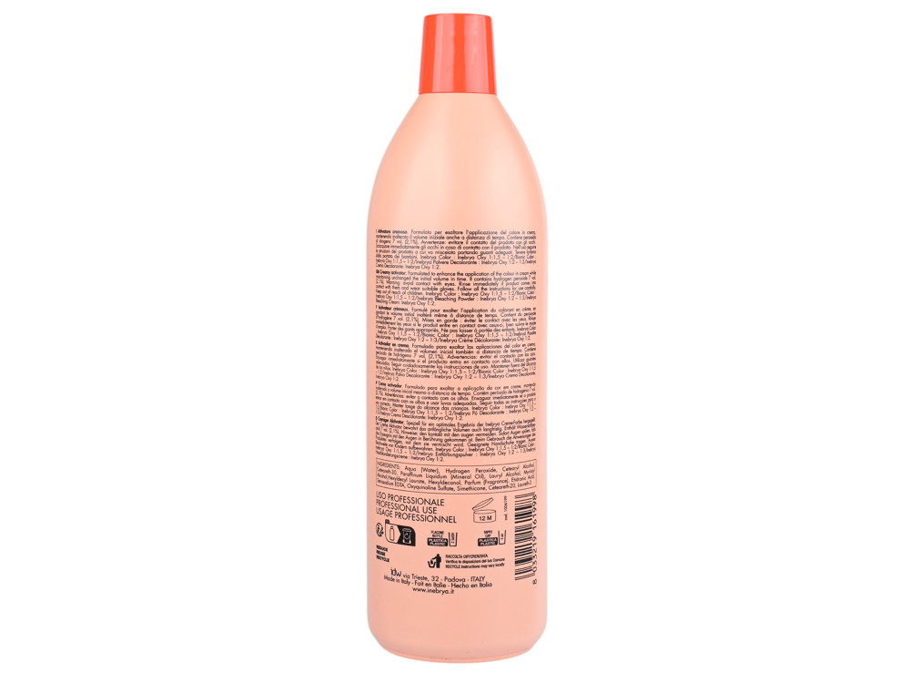 Крем-активатор для тонування Inebrya Creamy Activator for Tonalizations 7 vol 2.1% 1000 мл