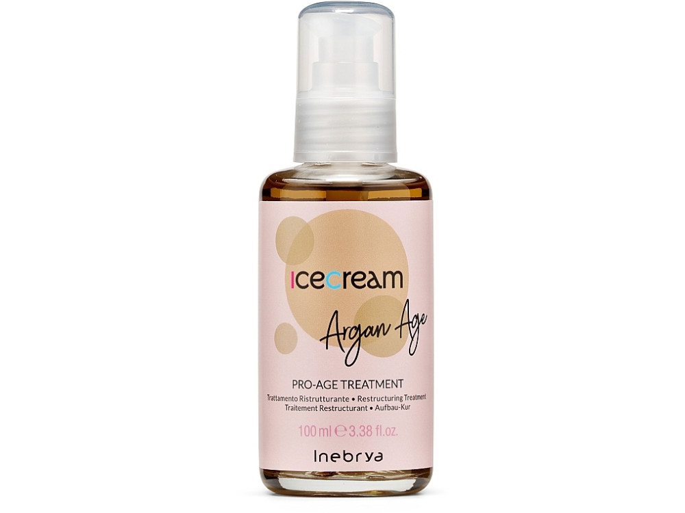 Арганова олія проти посічених кінчиків Inebrya Ice Cream Pro Age Argan Oil Treatment 100 мл