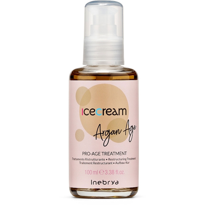 Арганова олія проти посічених кінчиків Inebrya Ice Cream Pro Age Argan Oil Treatment, 100 мл