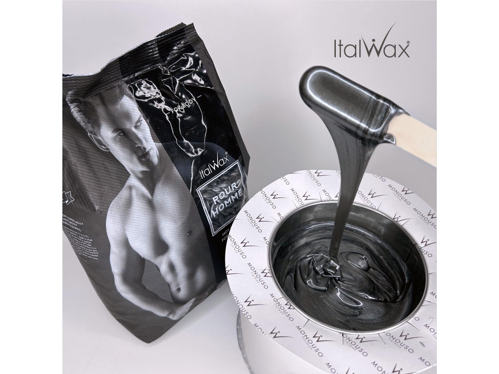 Гарячий плівковий віск в гранулах Italwax 1000г SILVER (Pour Homme) для чоловіків
