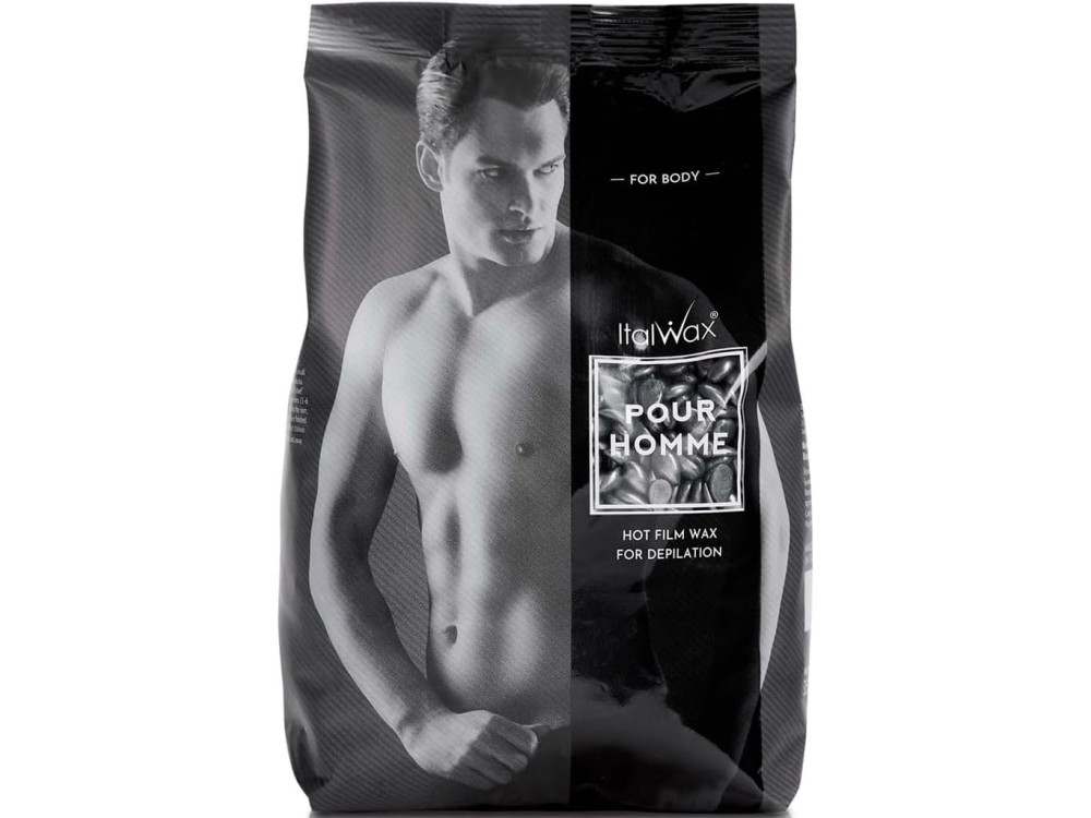 Гарячий плівковий віск в гранулах Italwax 1000г SILVER (Pour Homme) для чоловіків