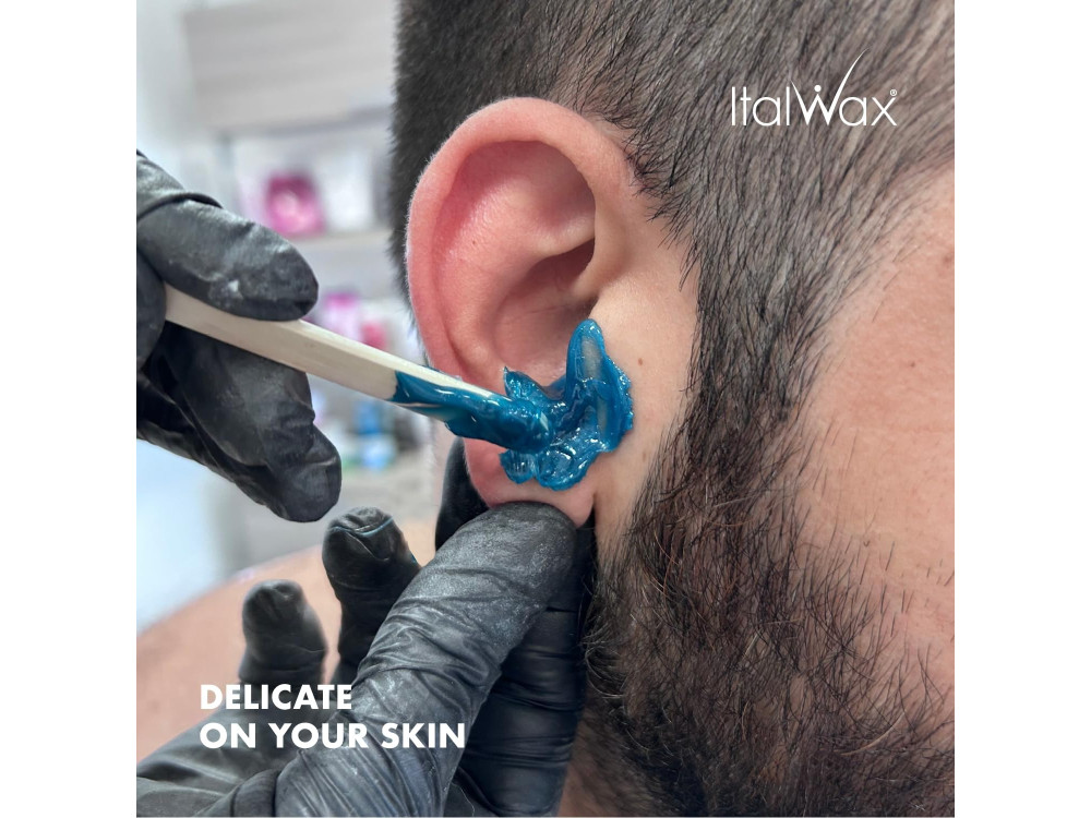 Гарячий плівковий віск в гранулах Italwax 500г Barber Edition для обличчя