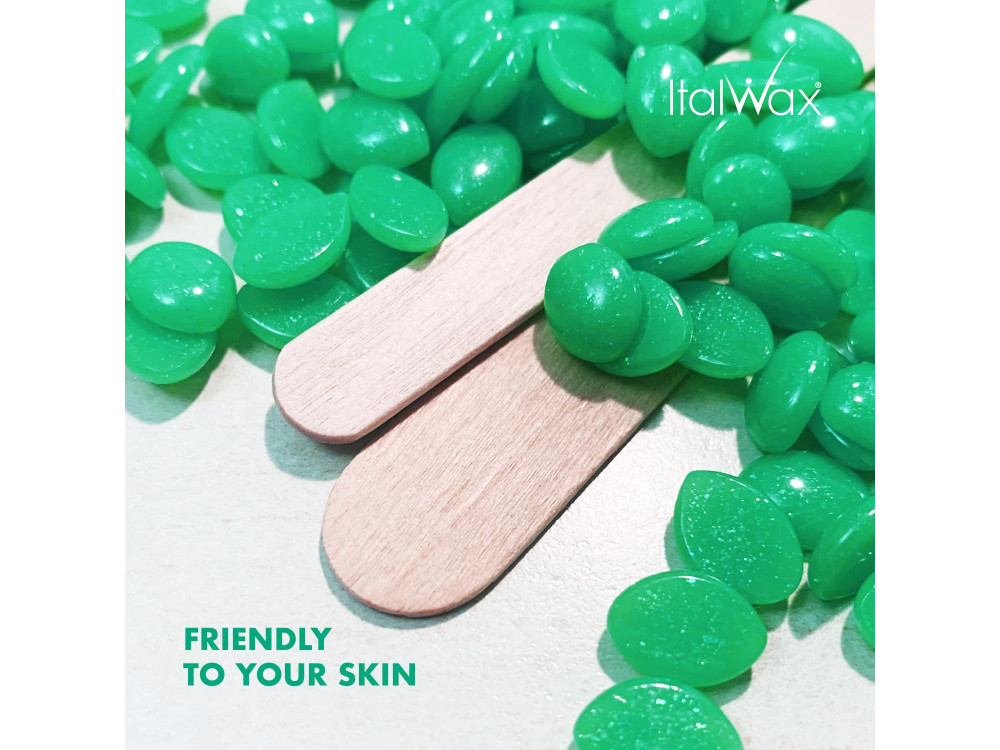 Гарячий плівковий віск в гранулах Italwax TOP LINE 100г Смарагд