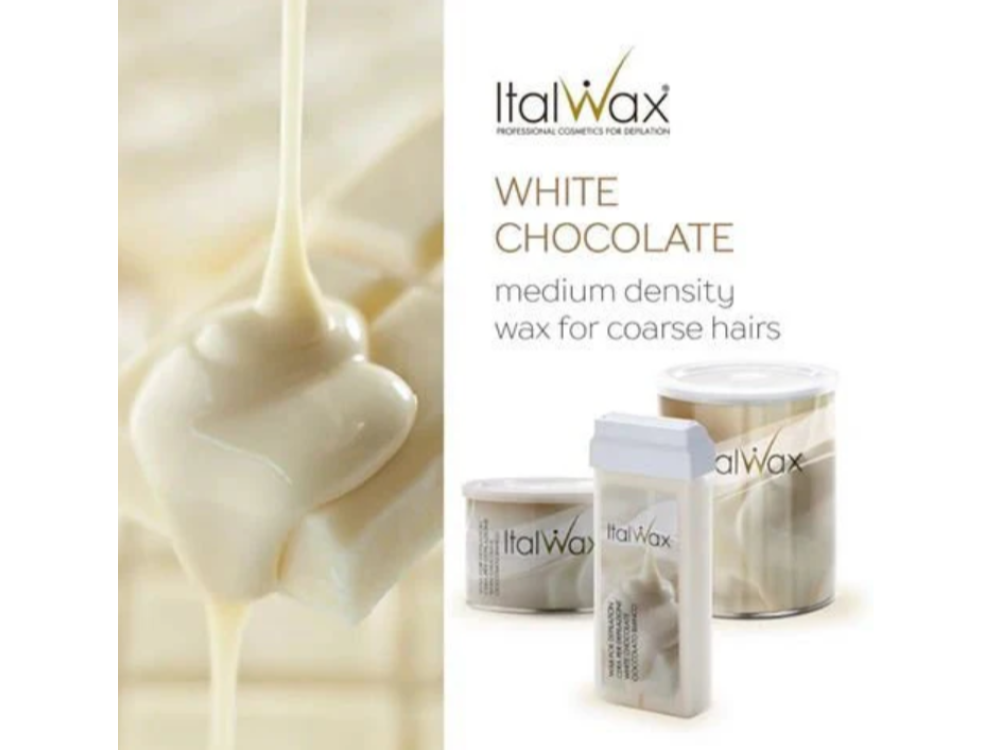 Гарячий плівковий віск в гранулах Italwax 1000г Білий шоколад