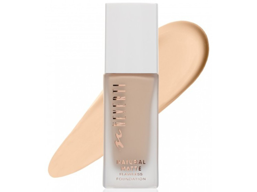 Тональна основа Neverti Natural Matte NP302 002 Warm Ivory, 32 мл