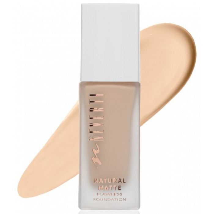 Тональна основа Neverti Natural Matte NP302 002 Warm Ivory, 32 мл