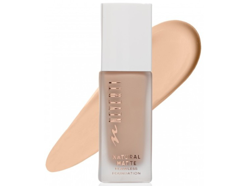 Тональна основа Neverti Natural Matte NP302 004 Warm Beige, 32 мл
