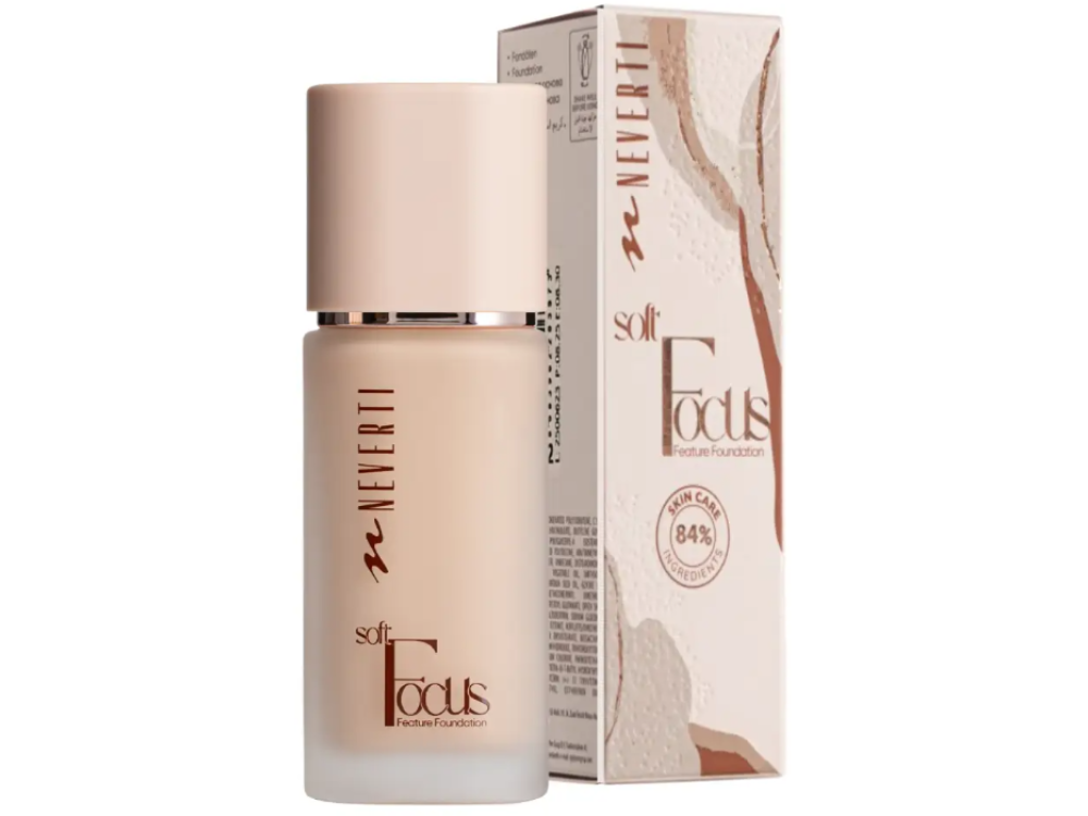 Тональна основа Neverti Soft Focus NP305 001 Pinky Nude, 32 мл