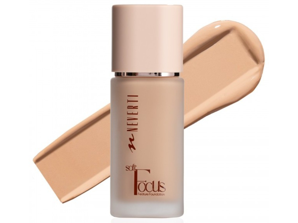 Тональна основа Neverti Soft Focus NP305 005 Caramel Romance, 32 мл