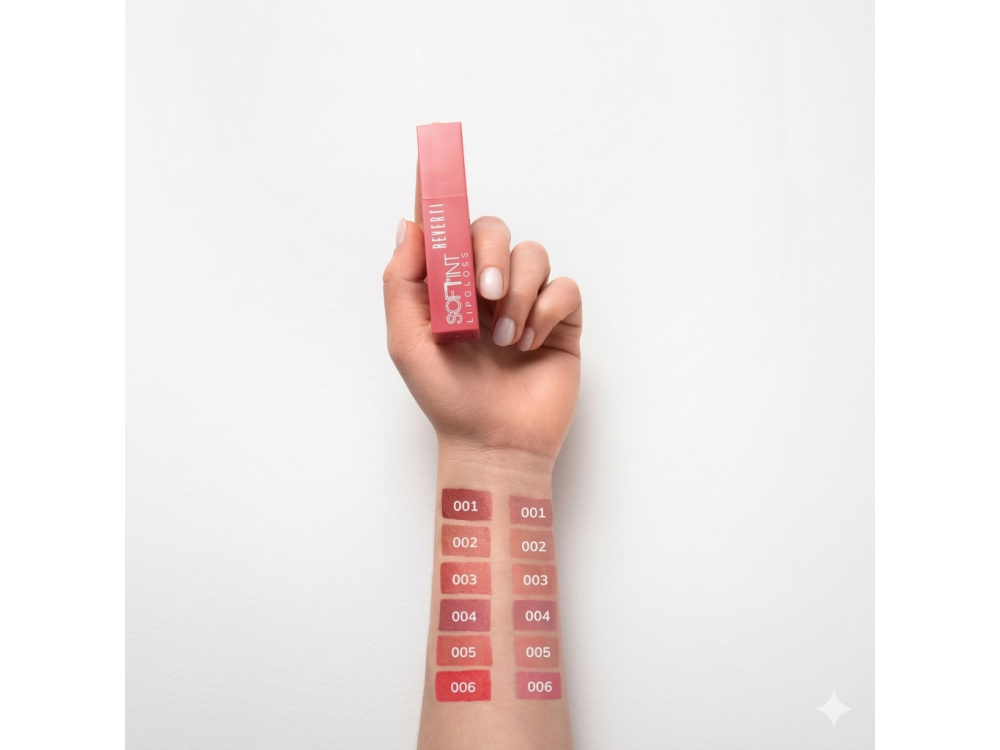 Блиск для губ Neverti Soft Tint Lipgloss NP802 №001