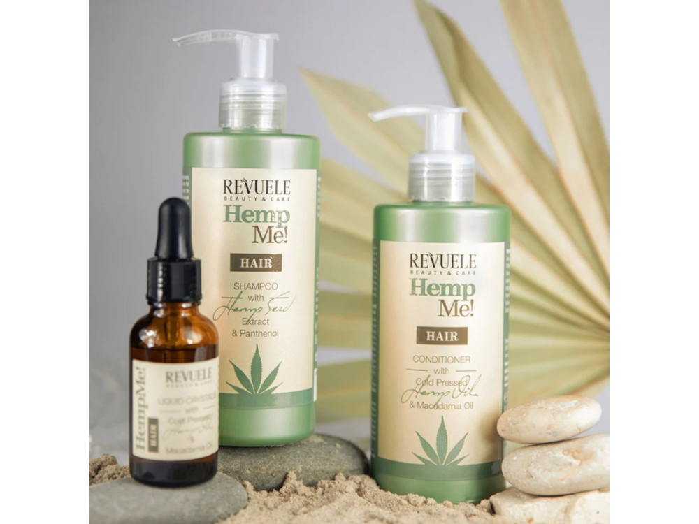 Шампунь для сухого волосся Revuele Hemp me!, 250 мл