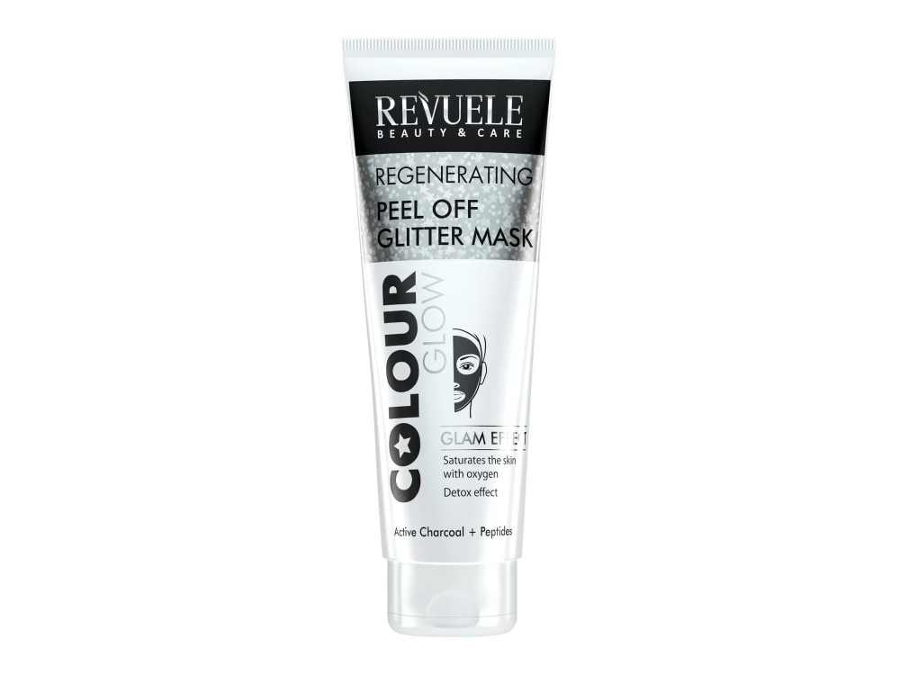 Маска-плівка для обличчя чорна регенеруюча Revuele Color Glow, 80 мл