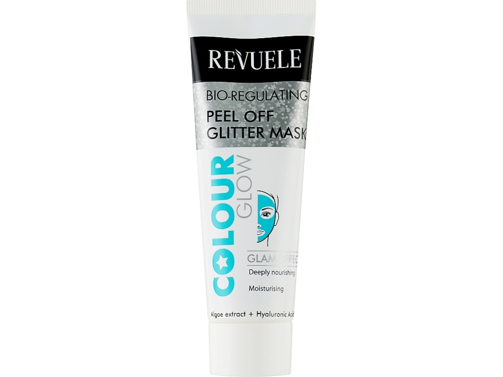 Маска-плівка для обличчя синя біорегулююча Revuele Color Glow, 80 мл