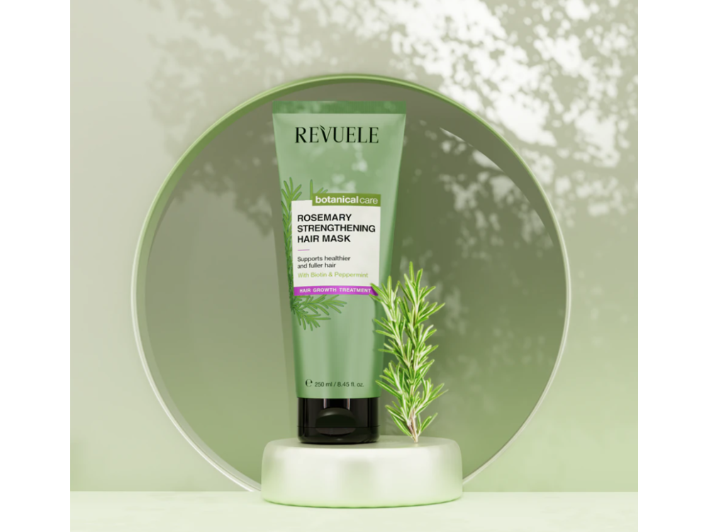Маска зволожуюча з розмарином для росту та густоти волосся Revuele Rosemary, 250 мл