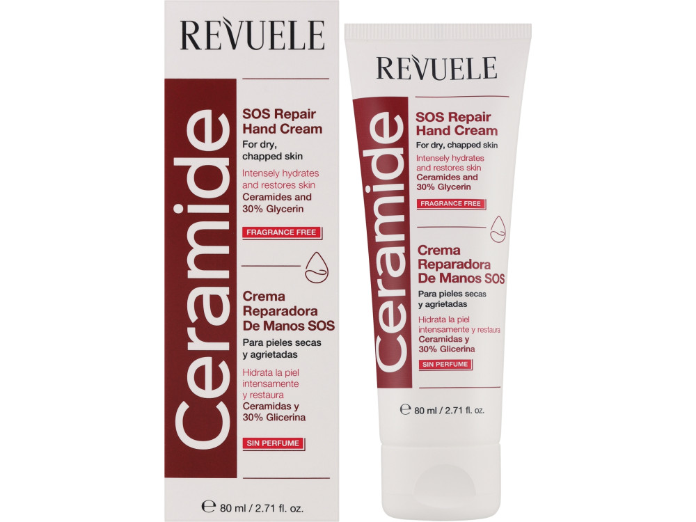 SOS-крем для рук відновлюючий Revuele Ceramide, 80 мл