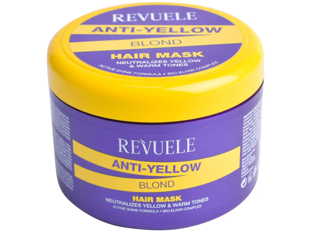 Маска для волосся з ефектом антижовтизни Revuele Anti Yellow Blond, 500 мл