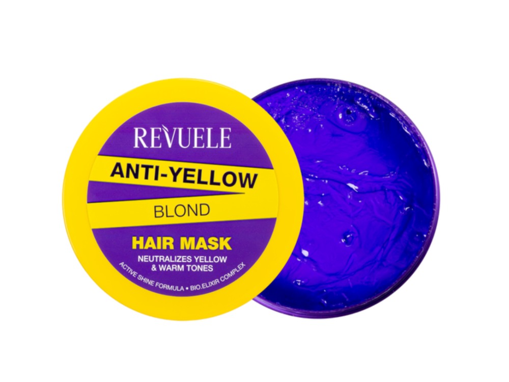 Маска для волосся з ефектом антижовтизни Revuele Anti Yellow Blond, 500 мл