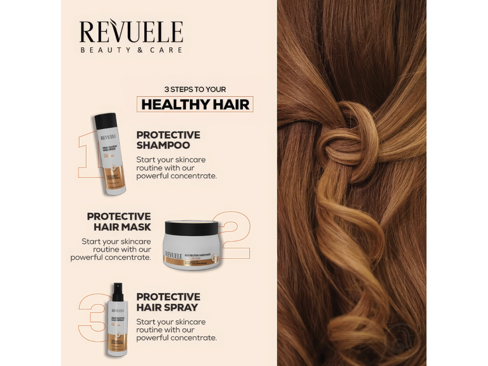 Спрей для захисту волосся Revuele Total Defense Protective, 150 м