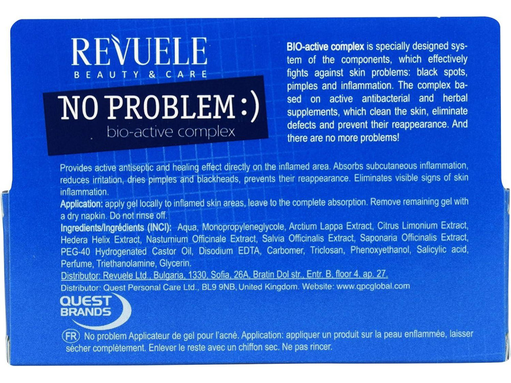 Гель для обличчя Revuele No Problem локальної дії, 25 мл