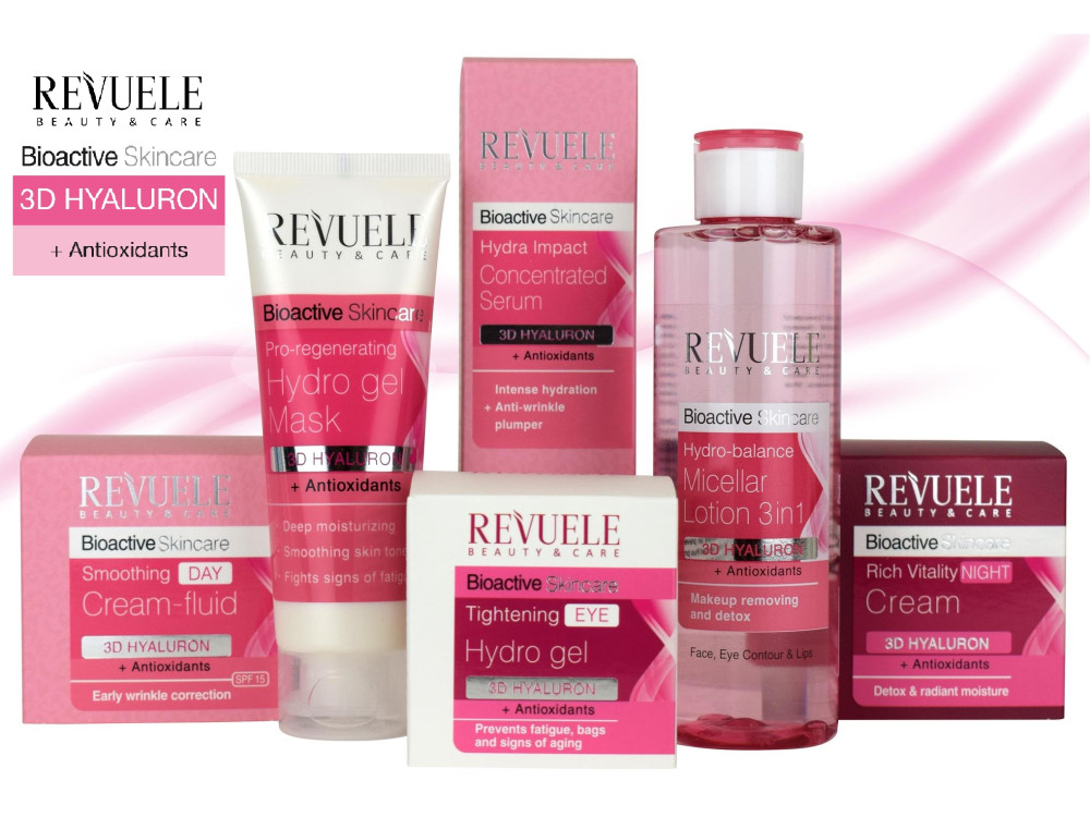 Крем нічний з гіалуроном Revuele Bio Active 3D Hyaluron Skin Care, 50 мл