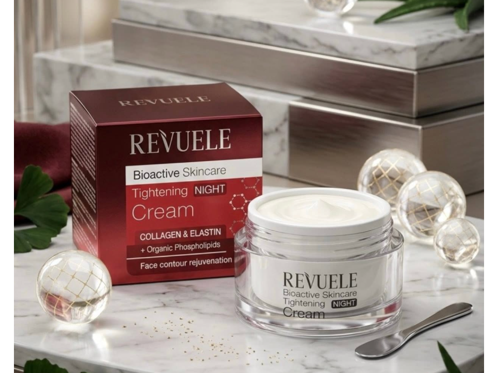 Крем нічний з колагеном та еластином Revuele Bio Active Skin Care, 50 мл