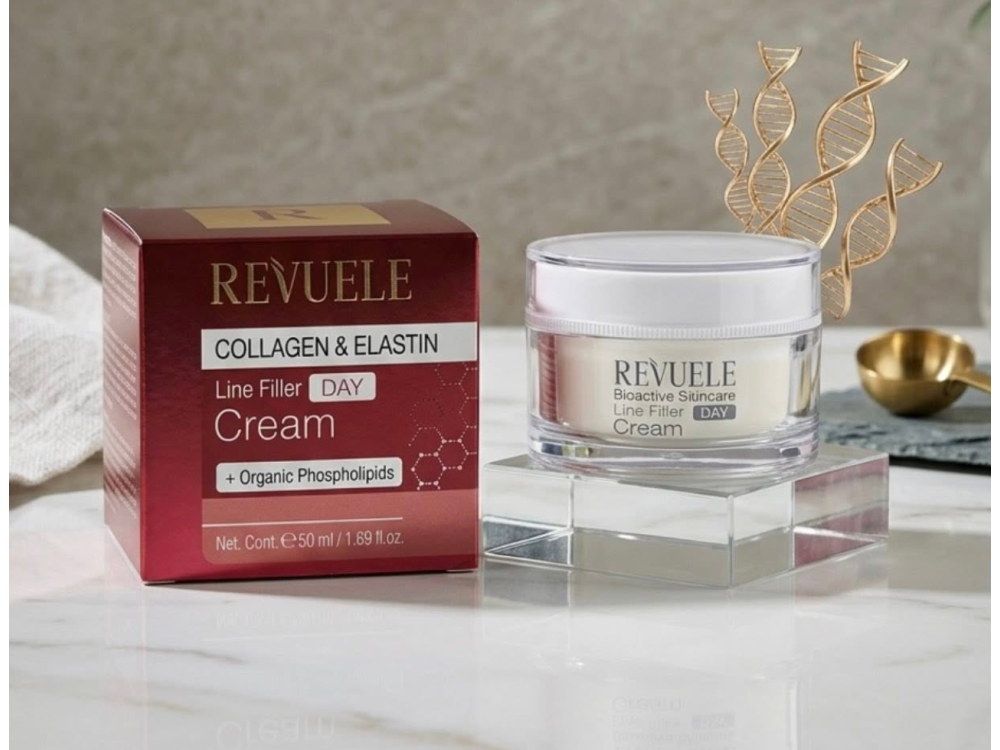 Крем нічний з колагеном та еластином Revuele Bio Active Skin Care, 50 мл