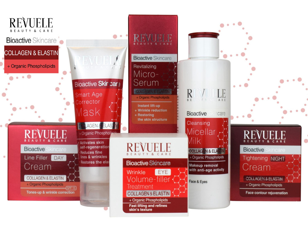 Крем нічний з колагеном та еластином Revuele Bio Active Skin Care, 50 мл