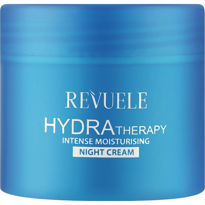 Нічний крем для обличчя інтенсивно зволожувальний  Revuele Hydra Therapy, 50 мл