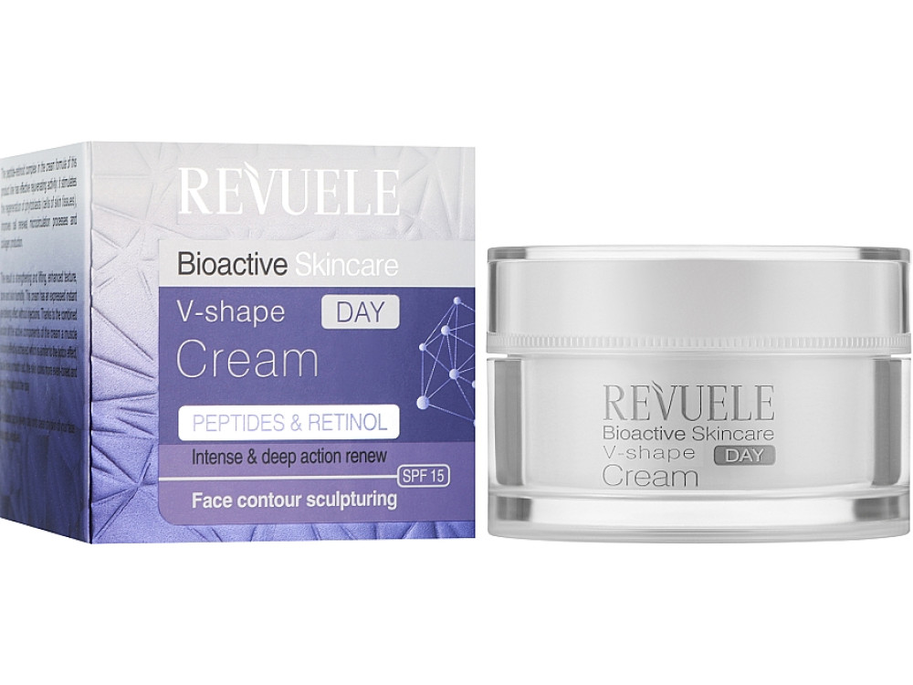 Формуючий денний крем з пептидами та ретинолом Revuele Bioactive, 50 мл