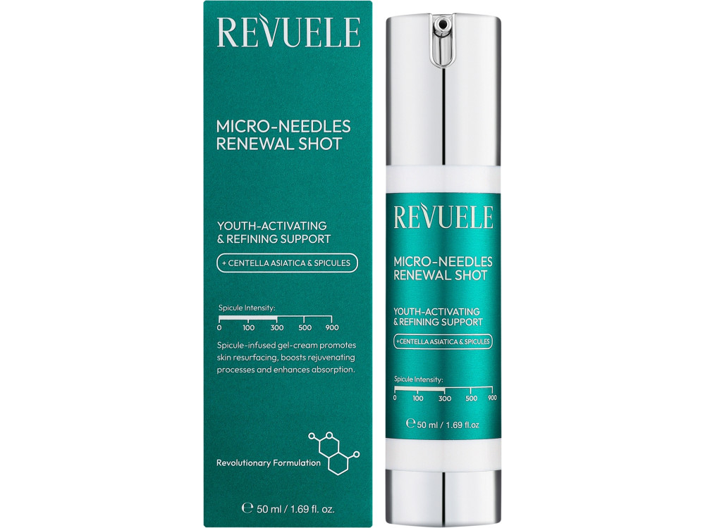 Відновлюючий гель-крем зі спікулами Revuele Micro-Needles Renewal Shot, 50 мл