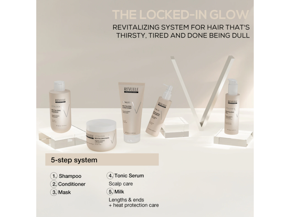 Кондиціонер для сухого та ламкого волосся Revuele Hair Professional Vitalock Revitalizing, 200 мл