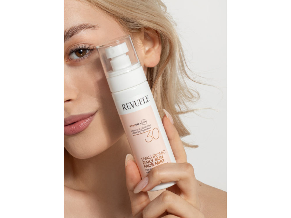 Міст для обличчя сонцезахисний SPF30 Revuele Hyalurinic Daily Sun, 100 мл