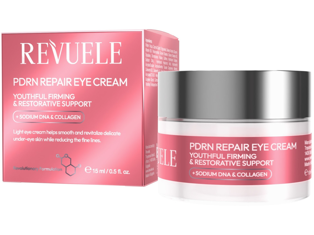 Відновлювальний крем для зони навколо очей Revuele PDRN Repair Eye Cream з полінуклеотидами, 15 мл