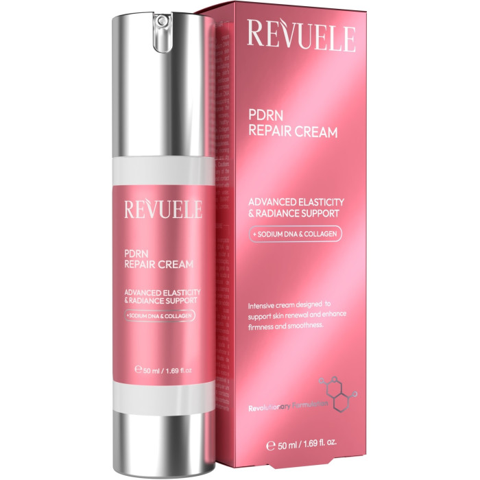Відновлювальний крем для обличчя Revuele PDRN Repair Cream з полінуклеотидами, 50 мл
