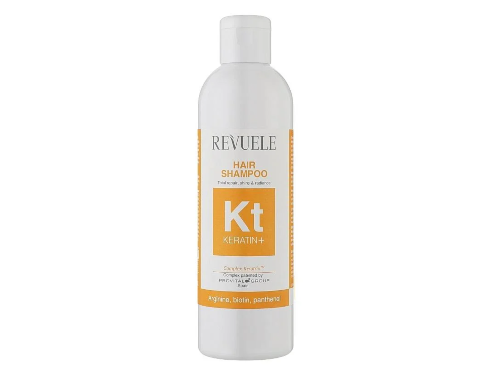 Відновлюючий шампунь з кератином Revuele Keratin+, 200 мл