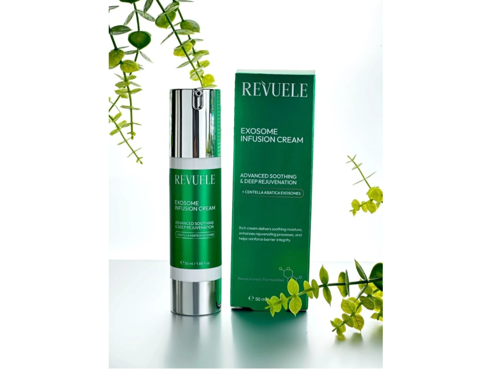 Крем для обличчя Revuele Exosome Infusion Cream з екзосомами центели, 50 мл