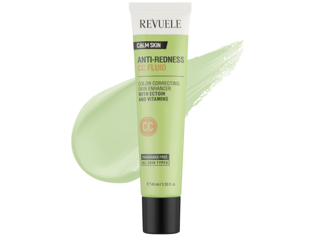 СС-флюїд для обличчя Revuele Anti-Redness CC Fluid проти почервоніння, 40 мл