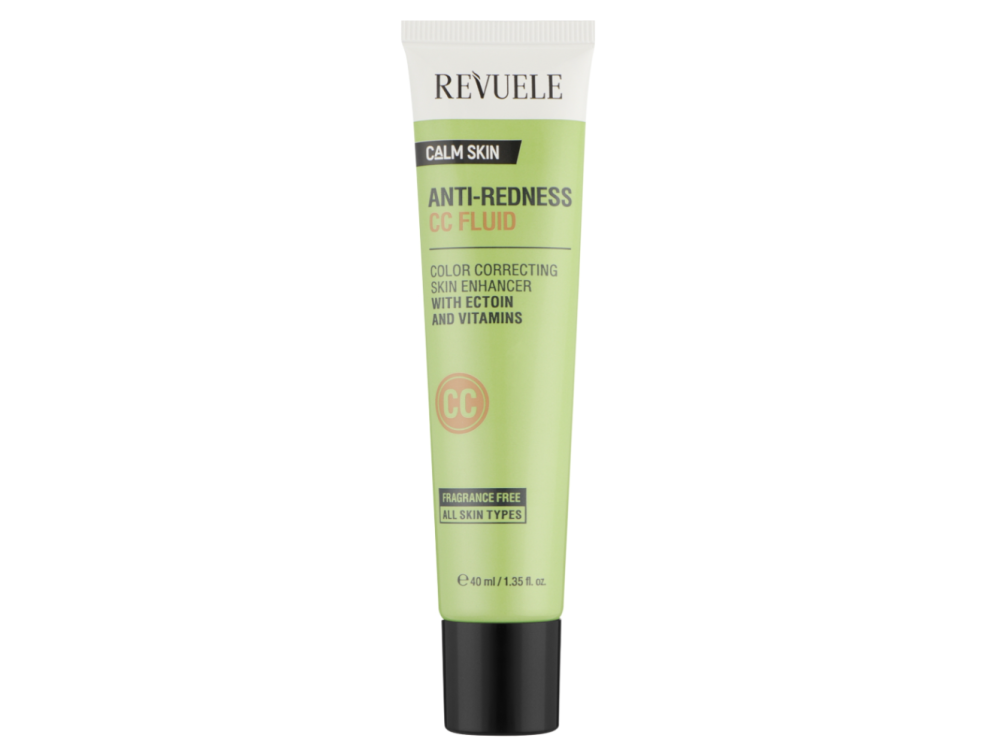 СС-флюїд для обличчя Revuele Anti-Redness CC Fluid проти почервоніння, 40 мл