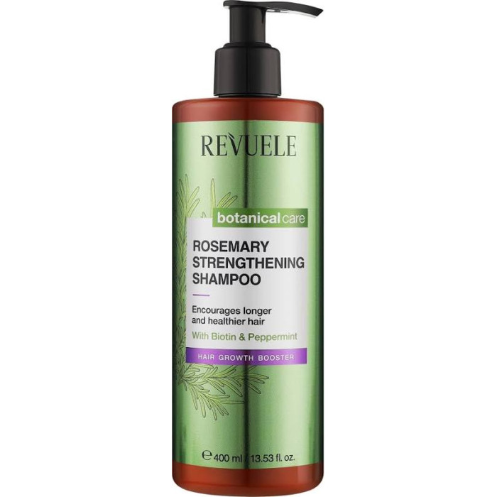 Шампунь зміцнюючий з розмарином для росту та густоти волосся Revuele Rosemary, 400 мл