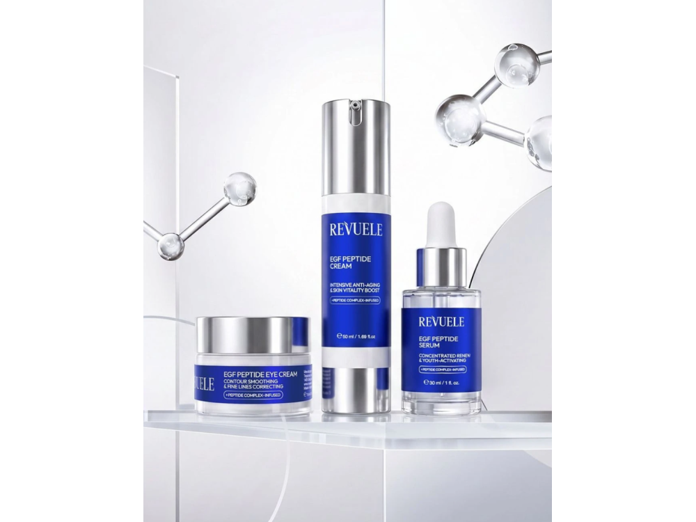 Крем для зони навколо очей Revuele EGF Peptide Eye Cream з пептидами, 15 мл