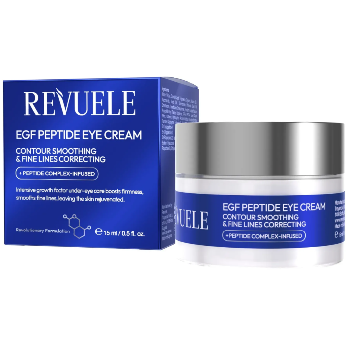 Крем для зони навколо очей Revuele EGF Peptide Eye Cream з пептидами, 15 мл
