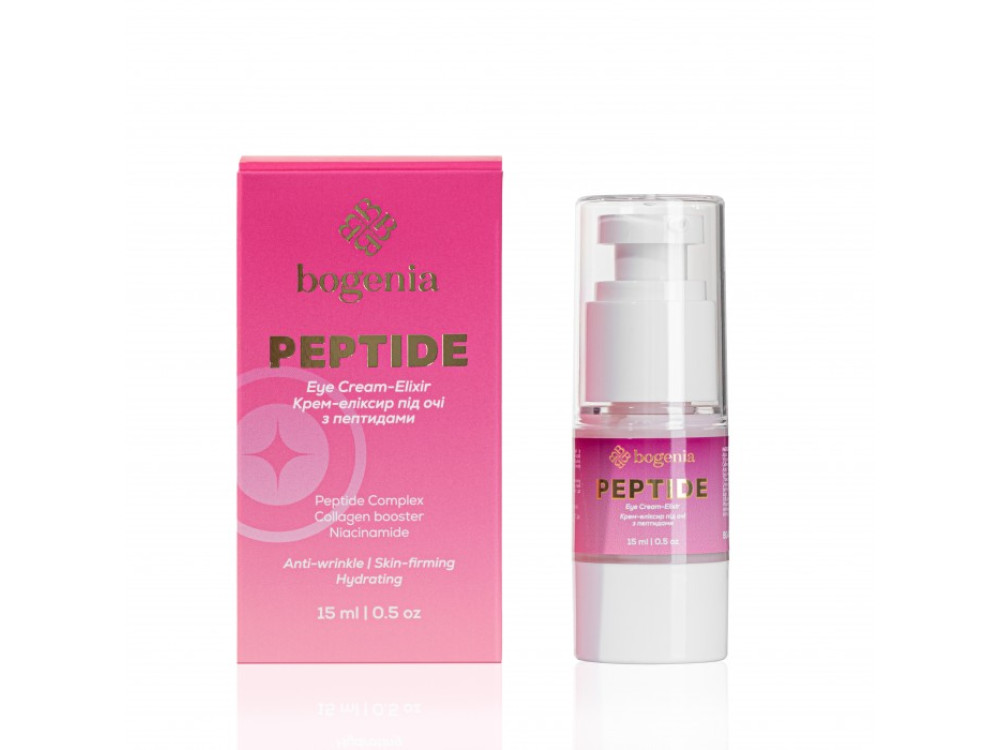 Крем-еліксир під очі з пептидами Peptide Eye Cream-Elixir Bogenia BG454