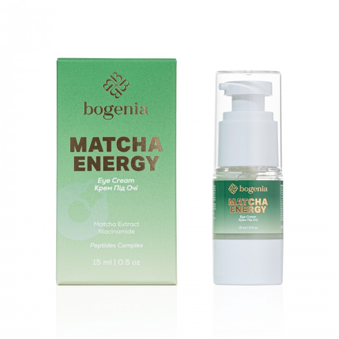 Крем для шкіри навколо очей з матчею Matcha Eye Cream Bogenia BG459 15 мл