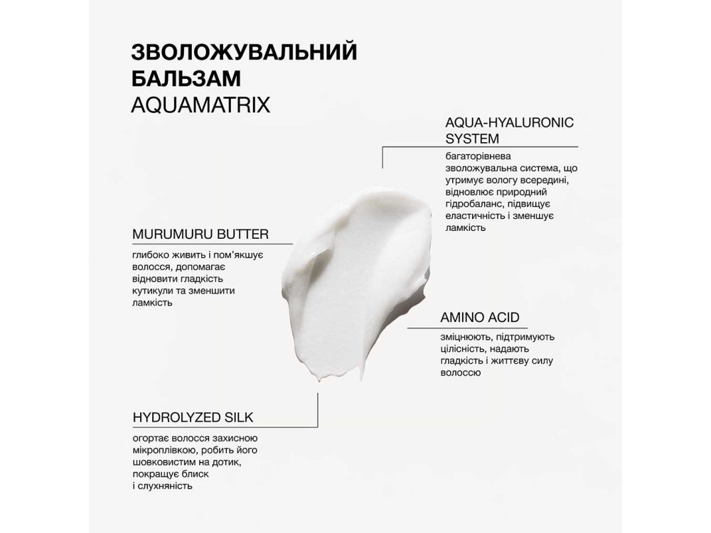 Зволожувальний бальзам для всіх типів волосся Triology AQUAMATRIX 10 мл