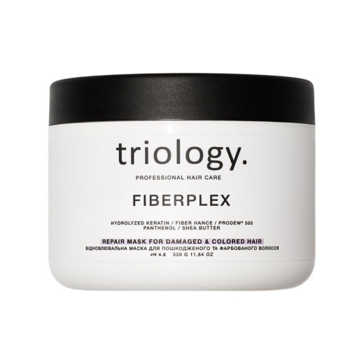Відновлювальна маска для пошкодженого та фарбованого волосся Triology FIBERPLEX 330 мл
