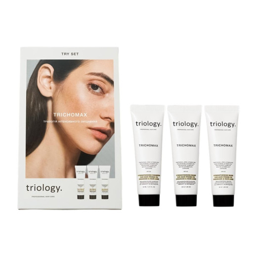 Набір трилогія інтенсивного зміцнення Triology Trichomax Try set