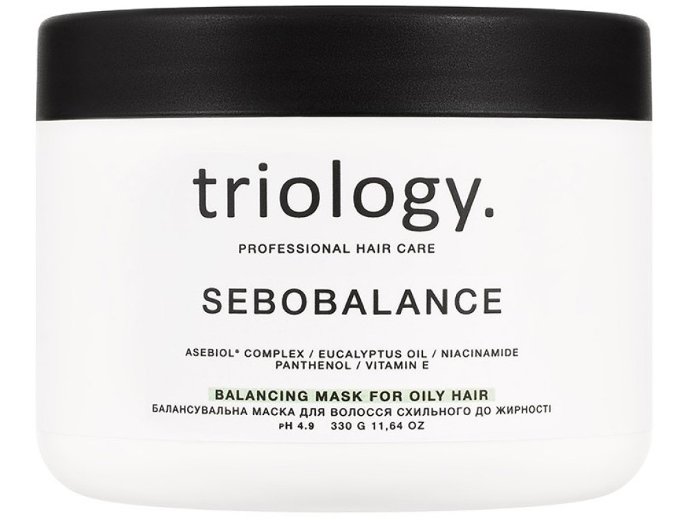 Балансувальна маска для волосся схильного до жирності Triology Sebobalance, 330 г