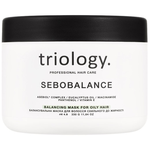 Балансувальна маска для волосся схильного до жирності Triology Sebobalance, 330 г